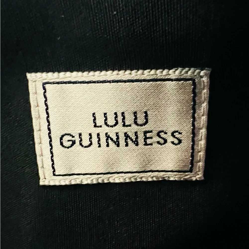 Lulu Guinness Roses Are Red Violets Are Blue Embroidered Suede Shoulder Bag - Picture 6 of 6